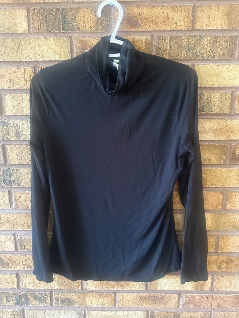 Vero Moda Black Long Sleeve Mock Neck Top